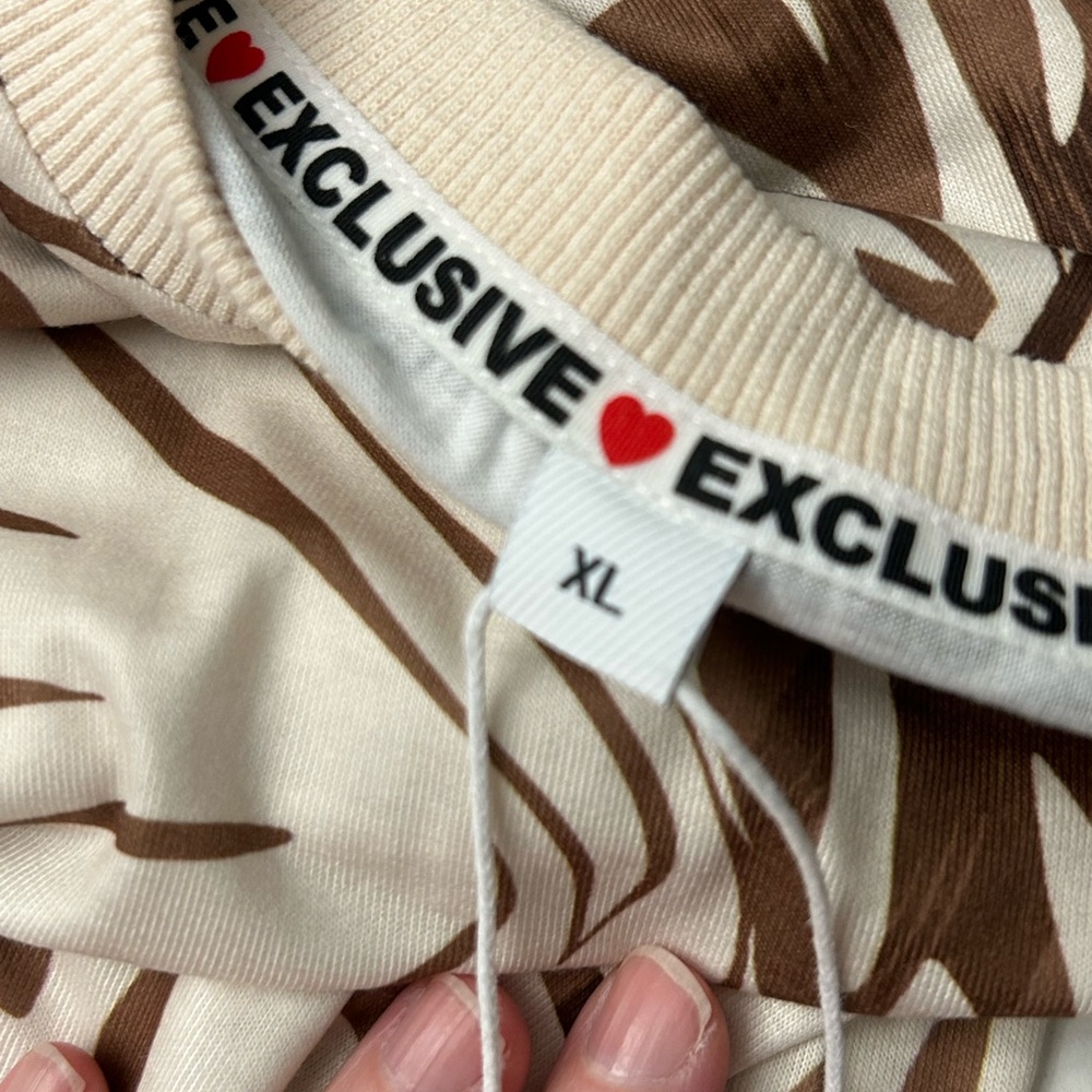 Exclusive Heart, Zebra print, maxi dress, size XL - Picture 8 of 10